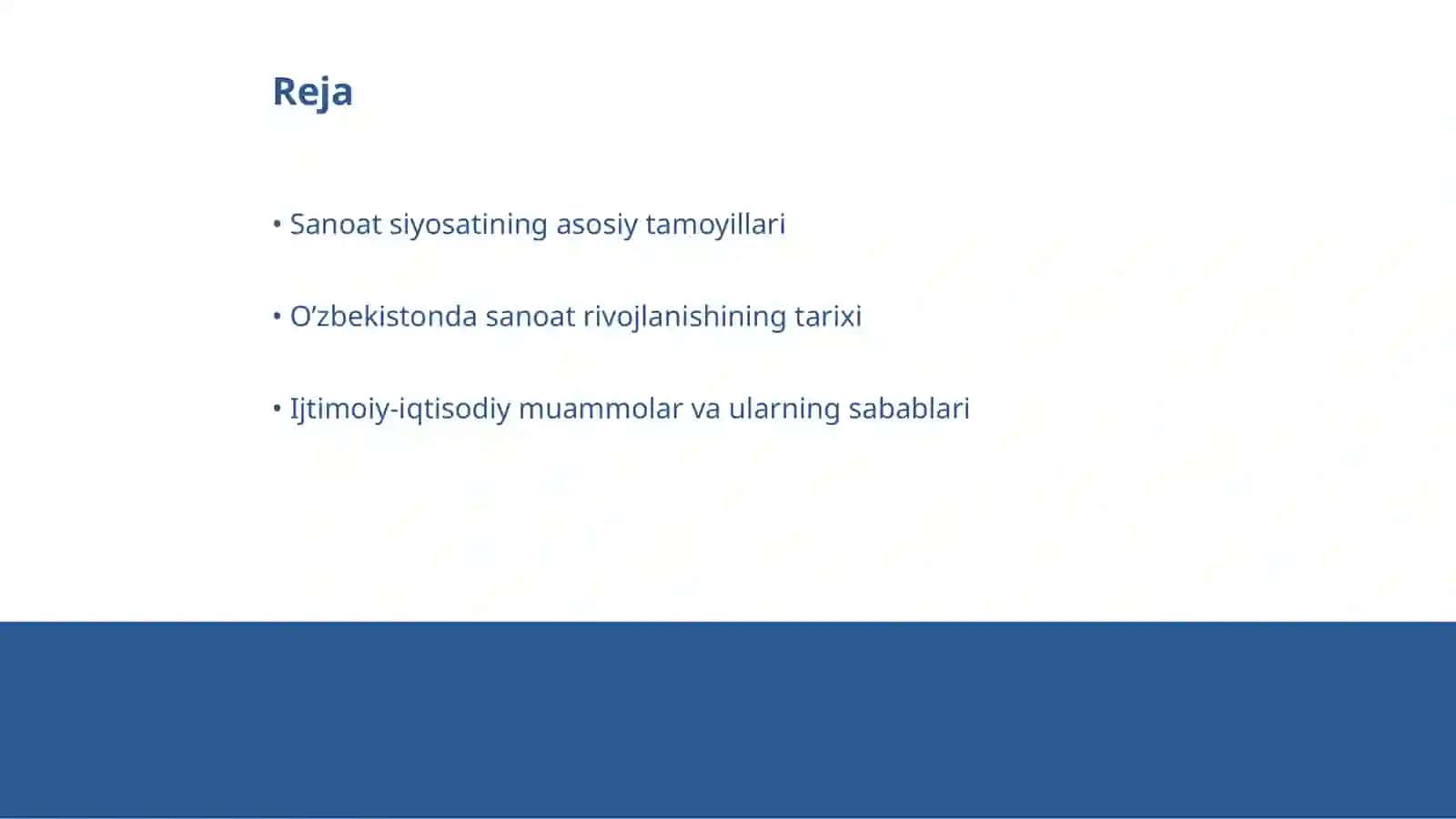 Sanoat siyosati va sanoat rivojlanishining ijtimoiy iqtisodiy muommolari 2