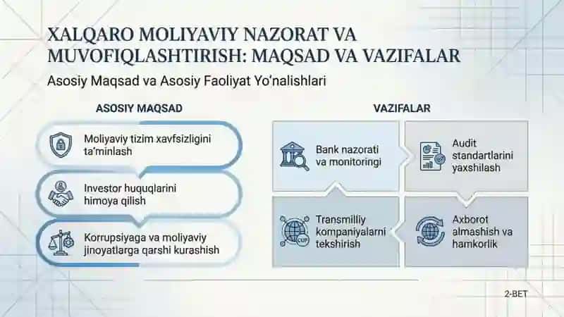 Xalqaro moliyaviy nazorat va muvofiqlashtirish nomli 17 betlik taqdimot 2
