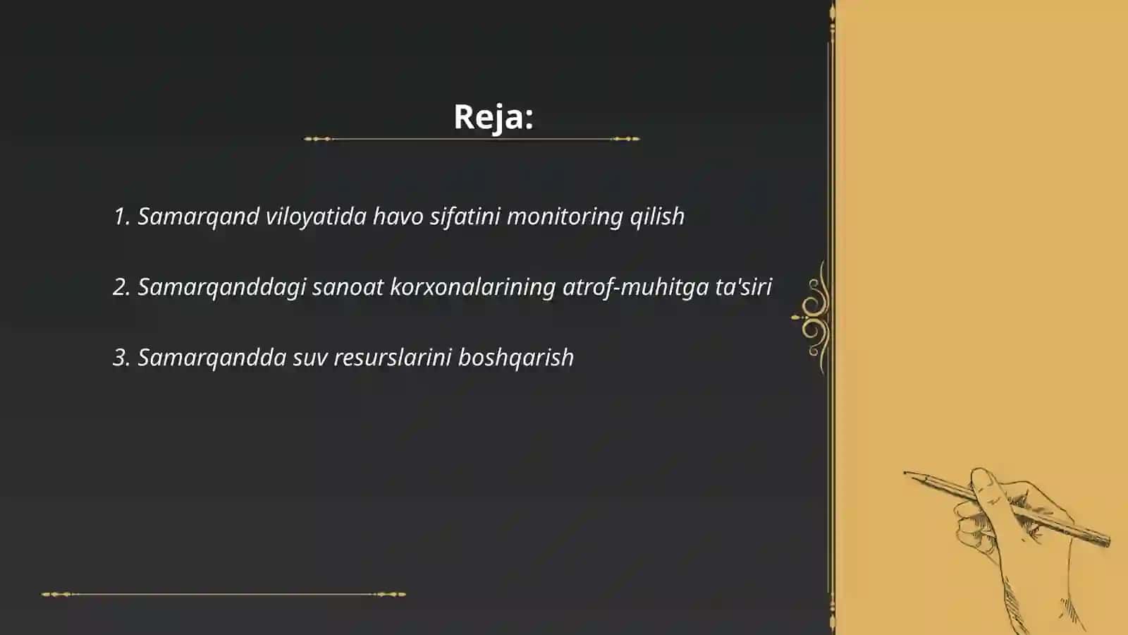 Samarqand viloyati ekologiyasi va zararli zavotlar 2