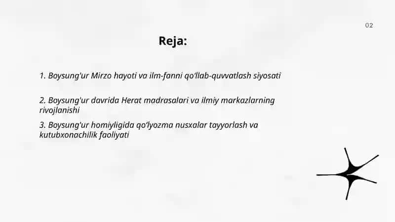 Boysung'ur Mirzo va temuriylar davrida ilm-fan va taraqqiyot 2
