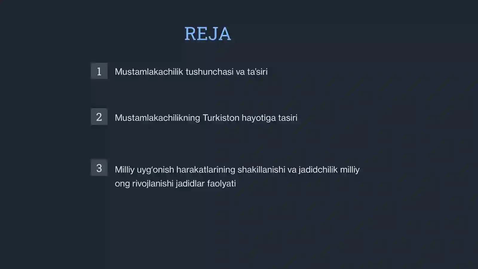 Mustamlakachilik milliy uygʻonish davri 2