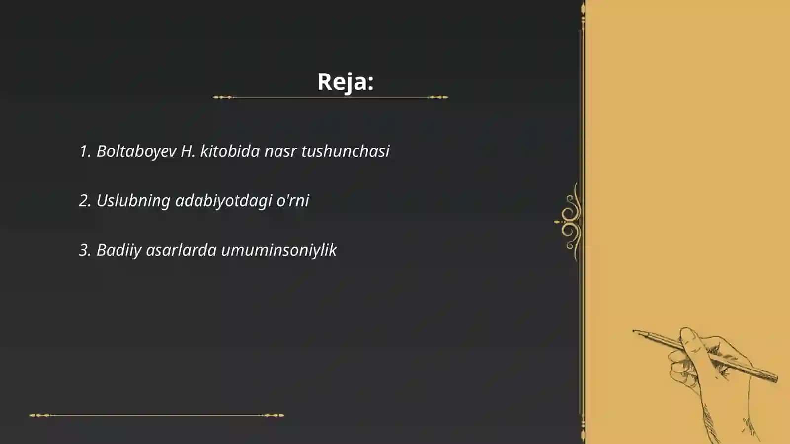 Nasr va uslub 2