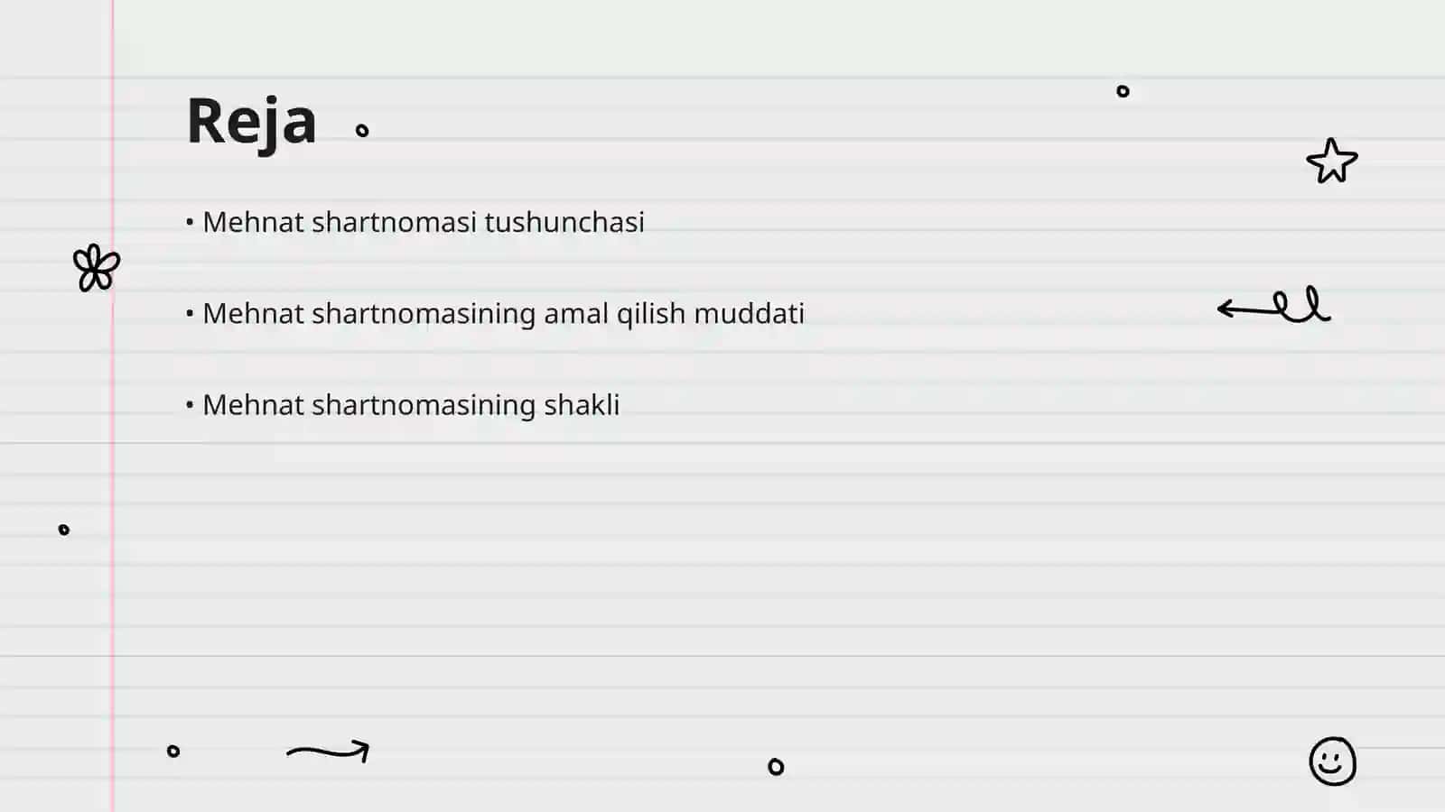 Mehnat shartnomasi va ishga qabul qilishni rasmiylashtirish 2