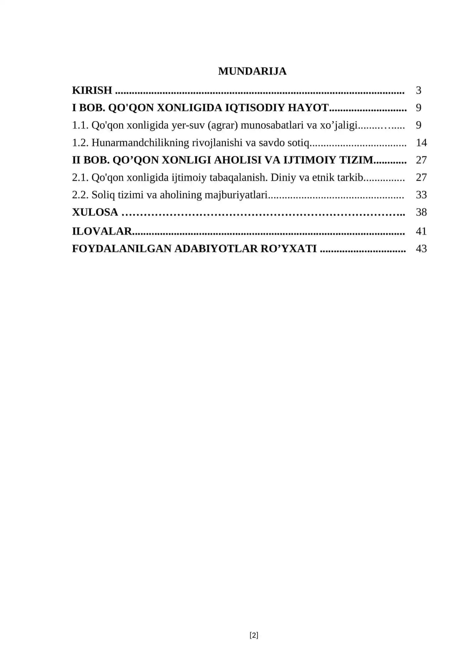 Qo'qon xonligida ijtimoiy-iqtisodiy hayot 2