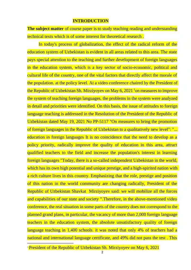 Teaching reading and understanding technical texts 2