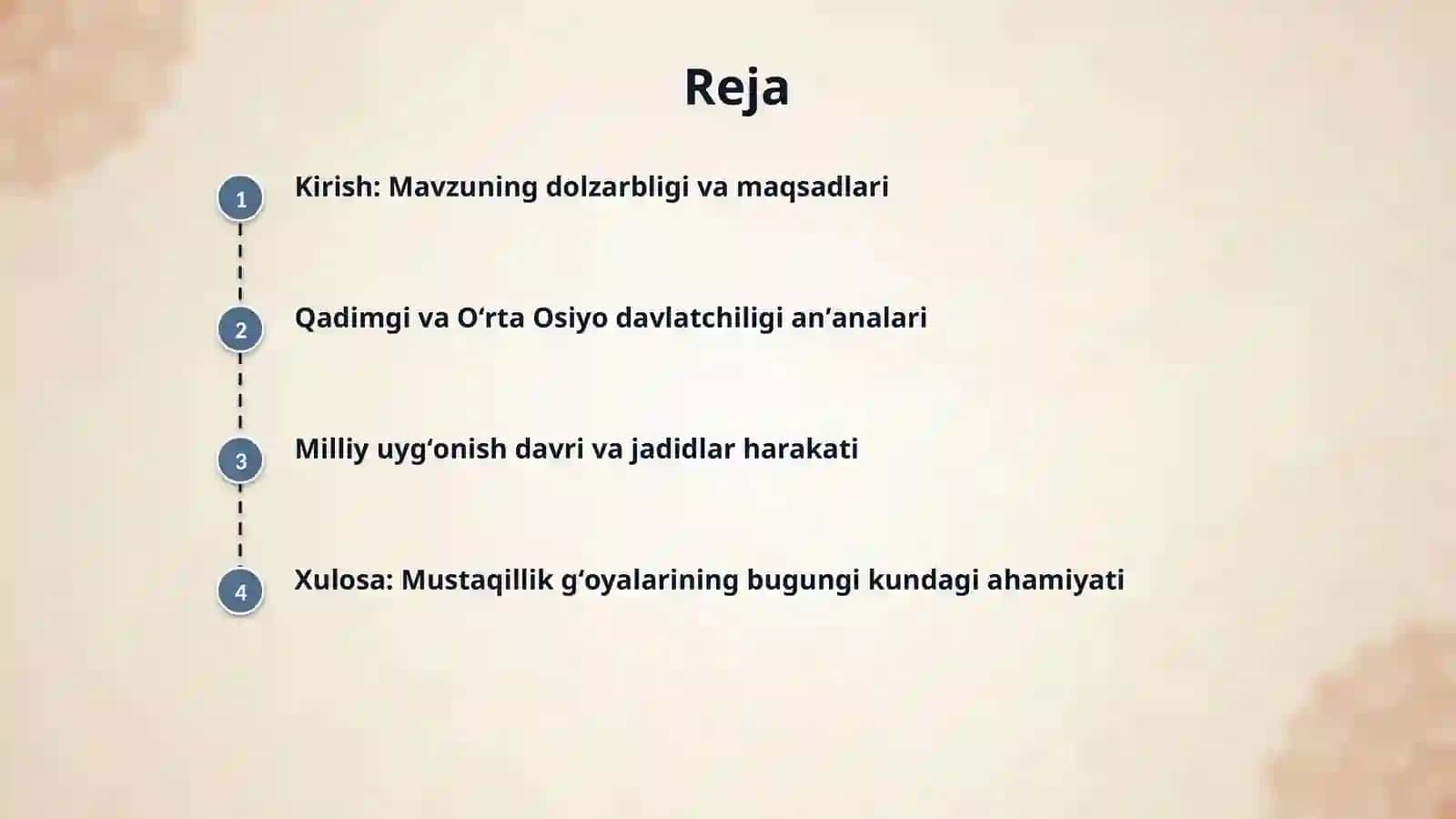 Oʻzbekistonda mustaqillik gʻoyalarining tarixiy asoslari 2