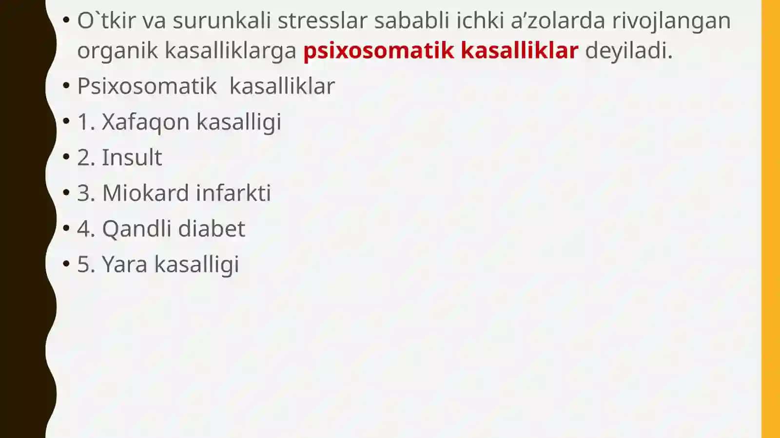 Psixosomatik kasalliklari bilan kasallangan bemorlarning xulq atvor buzilishlari 2