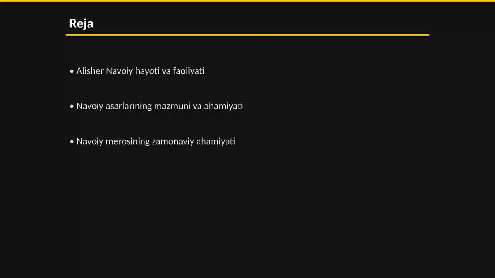 Alisher Navoiy: Hayoti va ijodi 2