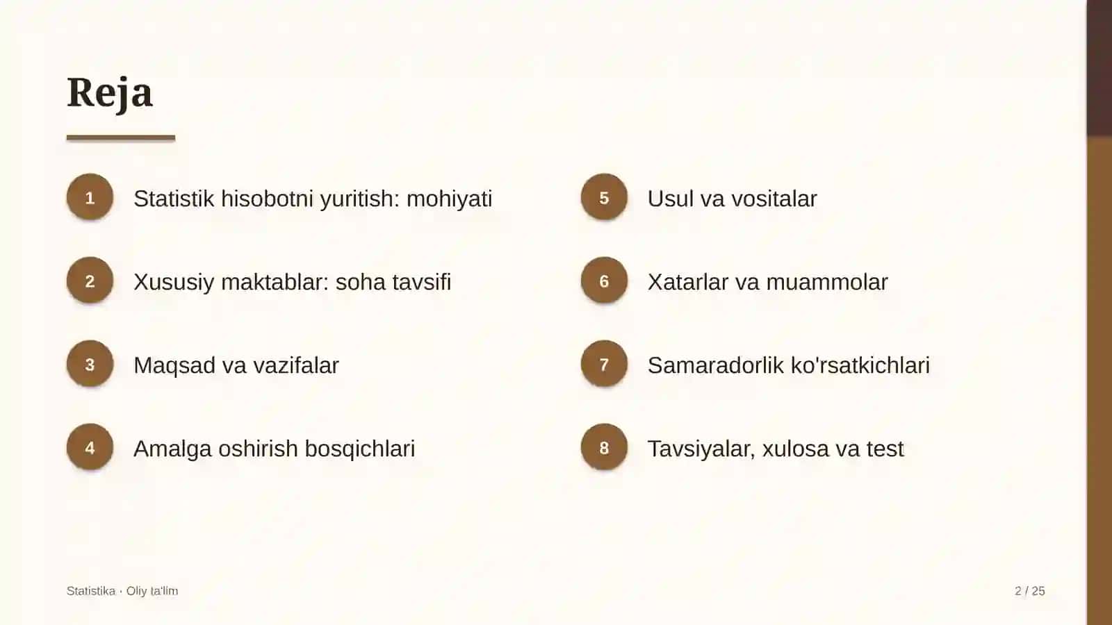 Xususiy maktablarda statistik hisobotni yuritish 2