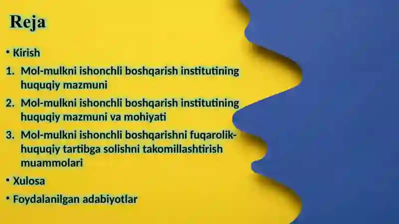 Mol-mulkniishonchliboshqarishnifuqarolik-huquqiytartibgasolishnitakomillashtirishmuammolari 2