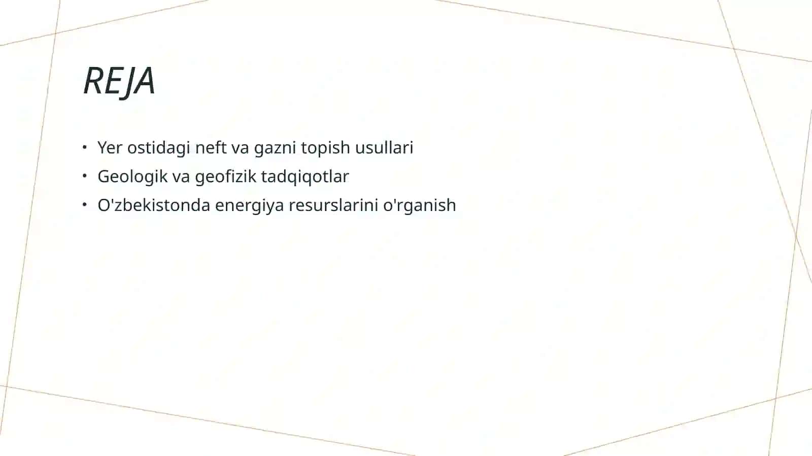 Yer bagʻrida neft gazining borligini bashoratlash usullari 2