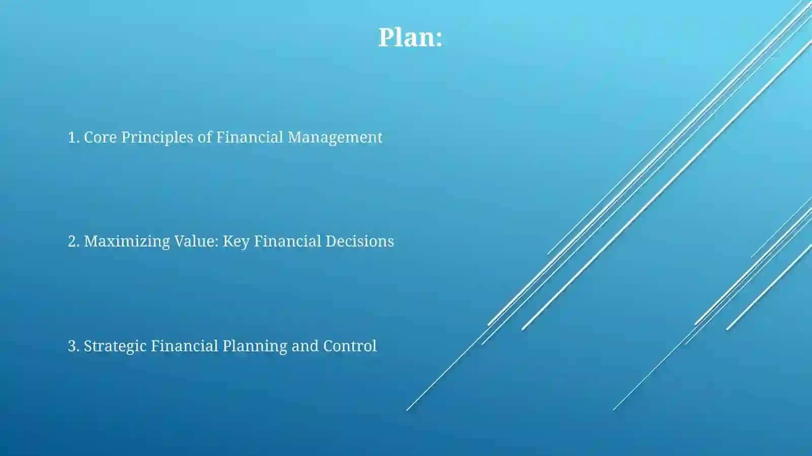Keyconseptsof financial management 2