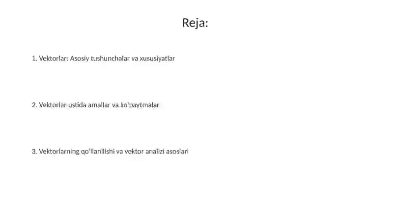 Vektorlar 2