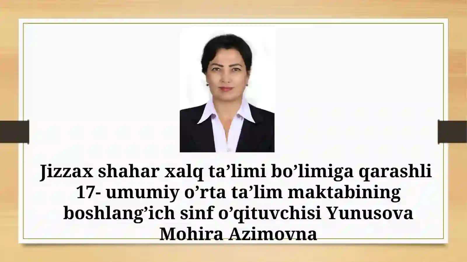 Tanamizni o'rganamiz 2
