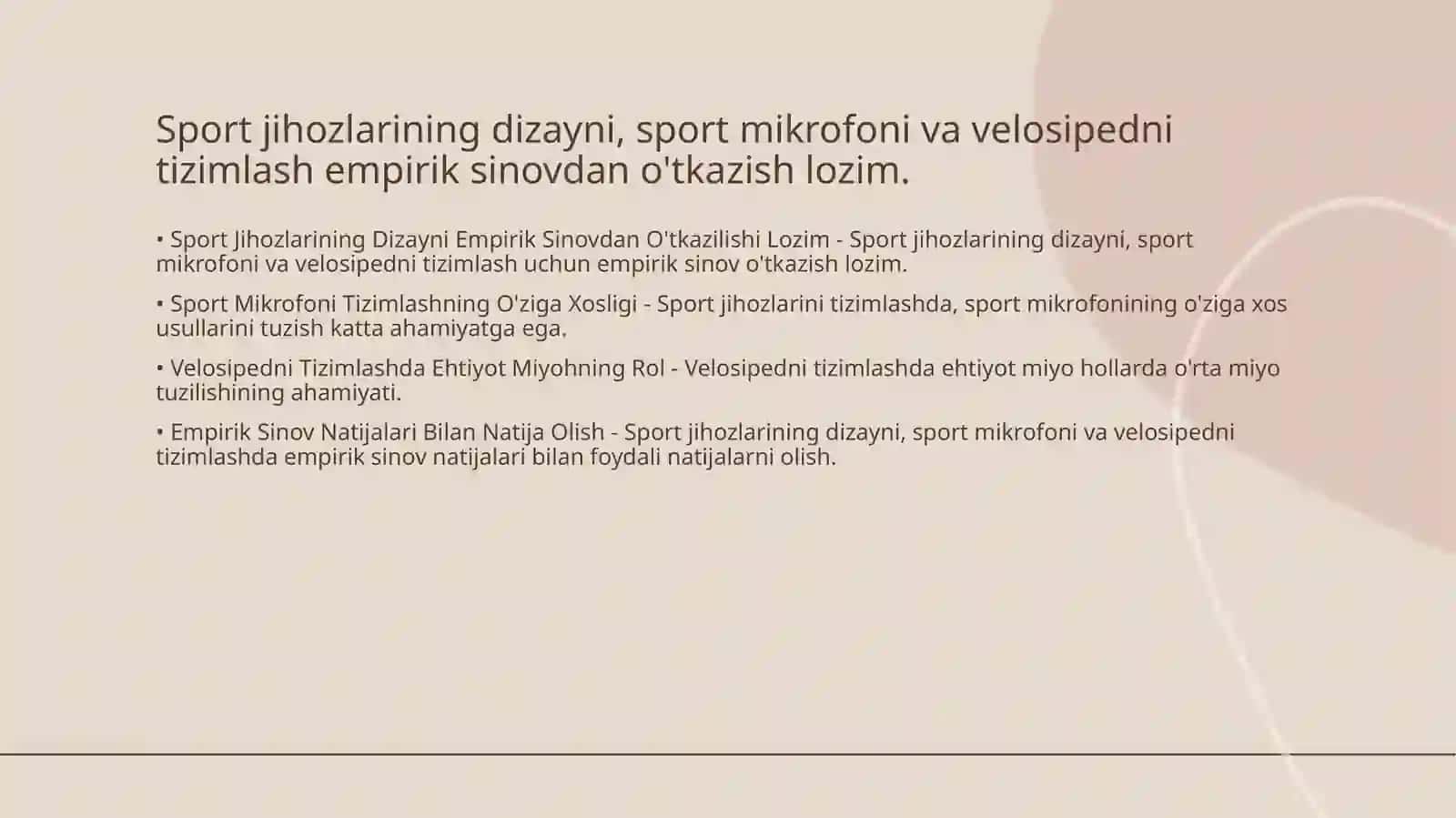 Sport Jihozlaridagi Materialshunoslik 2