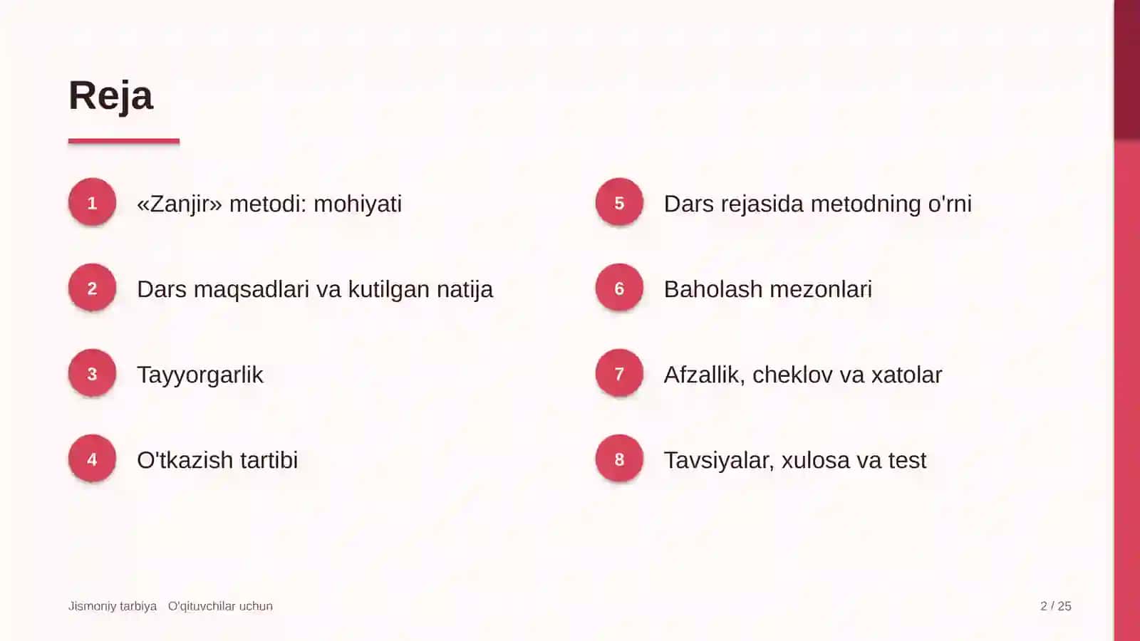 jismoniy tarbiya darslarida zanjir metodidan foydalanish 3684 2