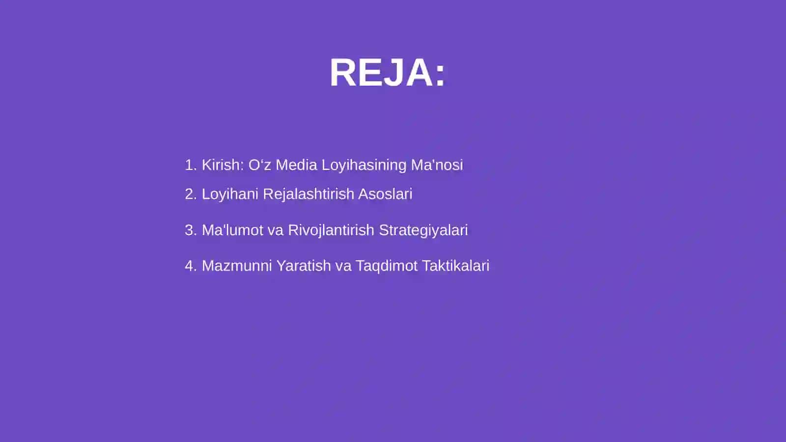 O‘z Media Loyihasi 2