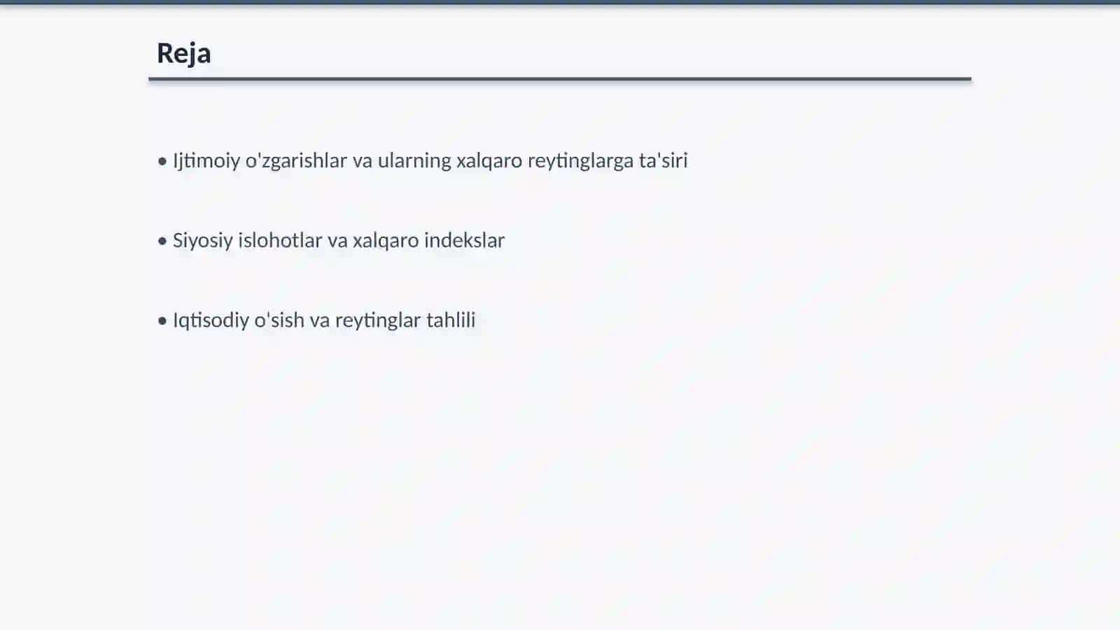 O'zbekiston Ijtimoiy Siyosiy va Iqtisodiy O'zgarishlar 2