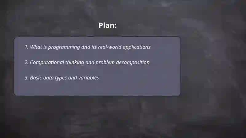 Intraduction to programming luerning 2
