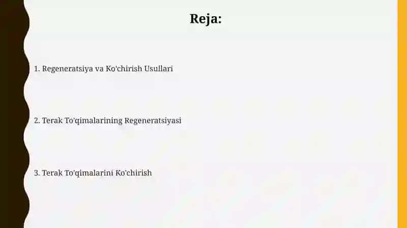 Tog'ay tuqimasining regeneratsiyasi va transplantatsiyasi 2