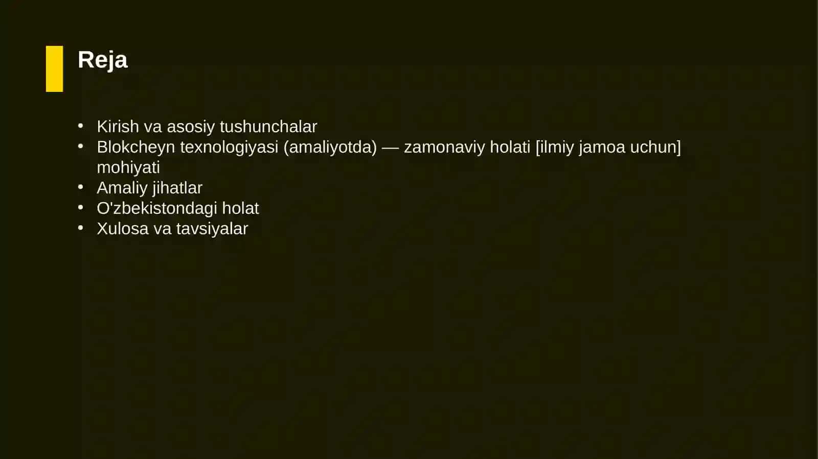 Blokcheyn texnologiyasi (amaliyotda) — zamonaviy holati [ilmiy jamoa uchun] 2