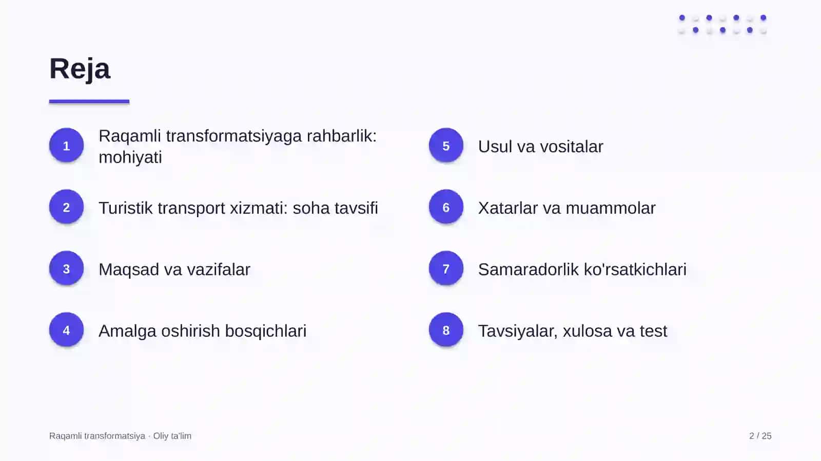turistik transport xizmatida raqamli transformatsiyaga rahbarlikni tashkil etish 8660 2