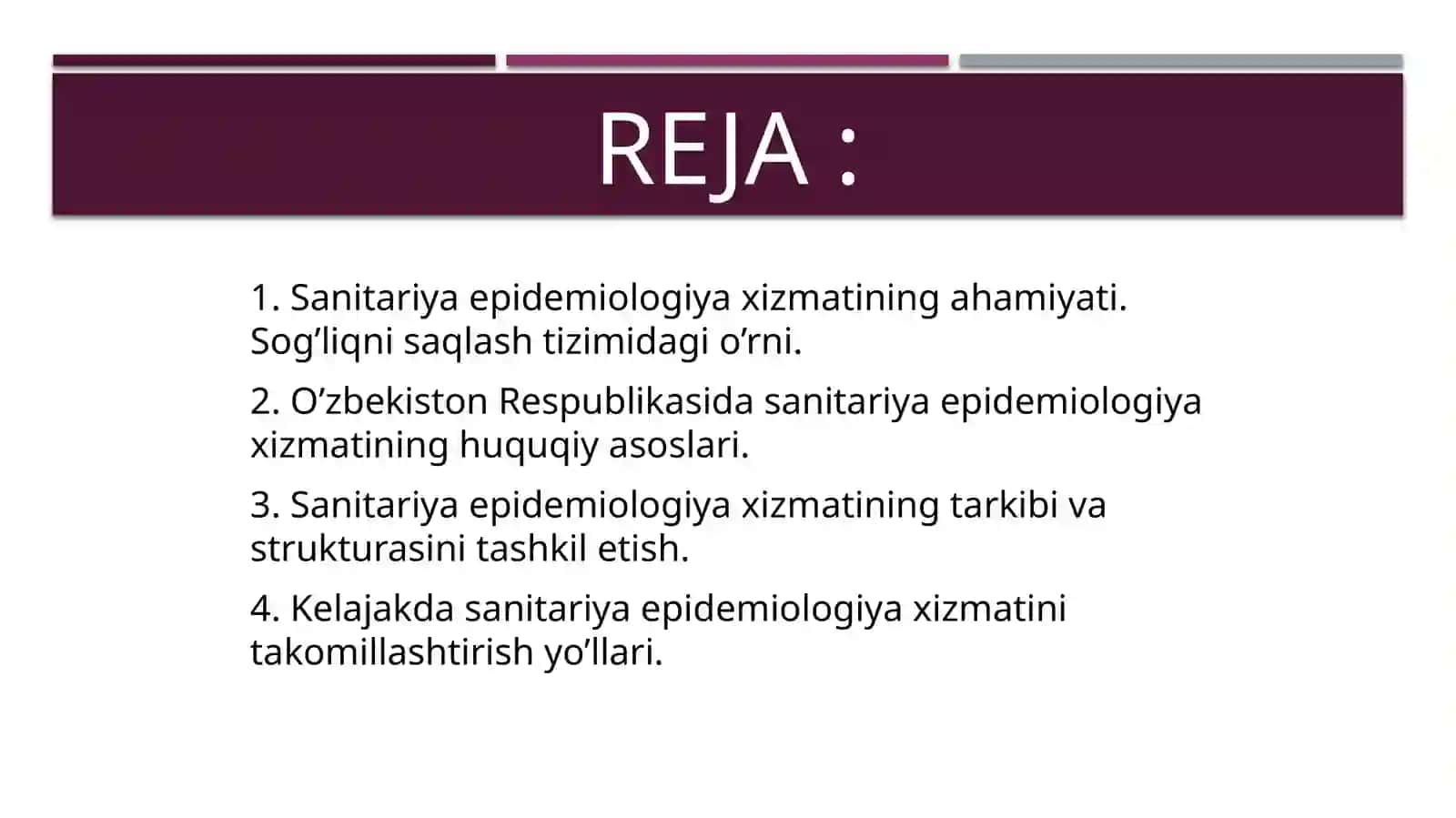 Sanitariya epidemiologiya xizmati 2