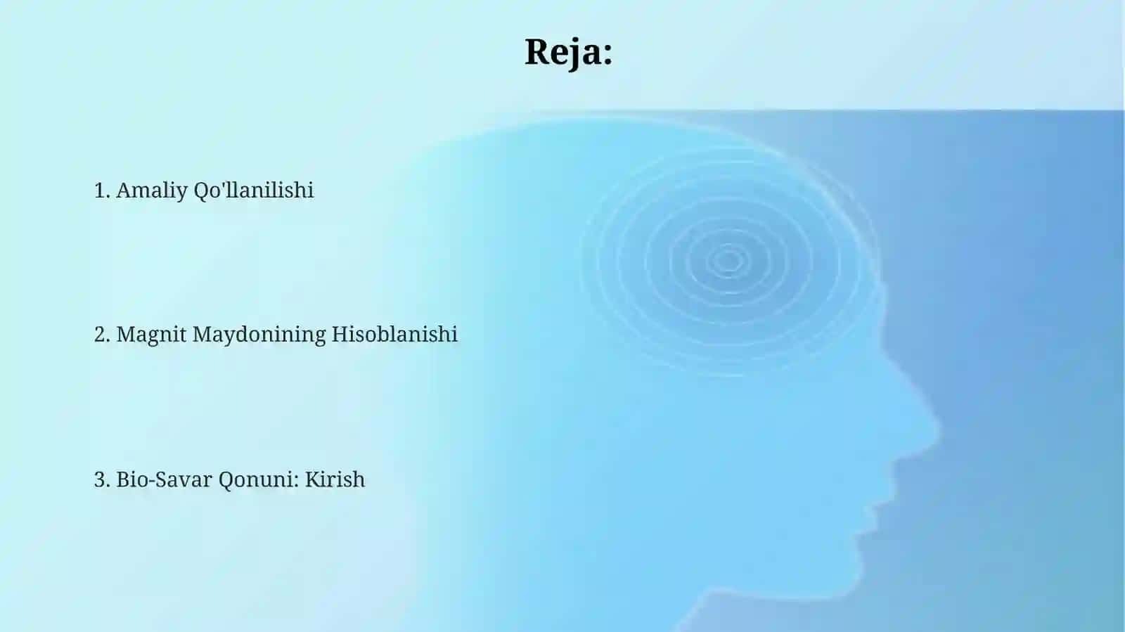Bio-Savar qonuni 2