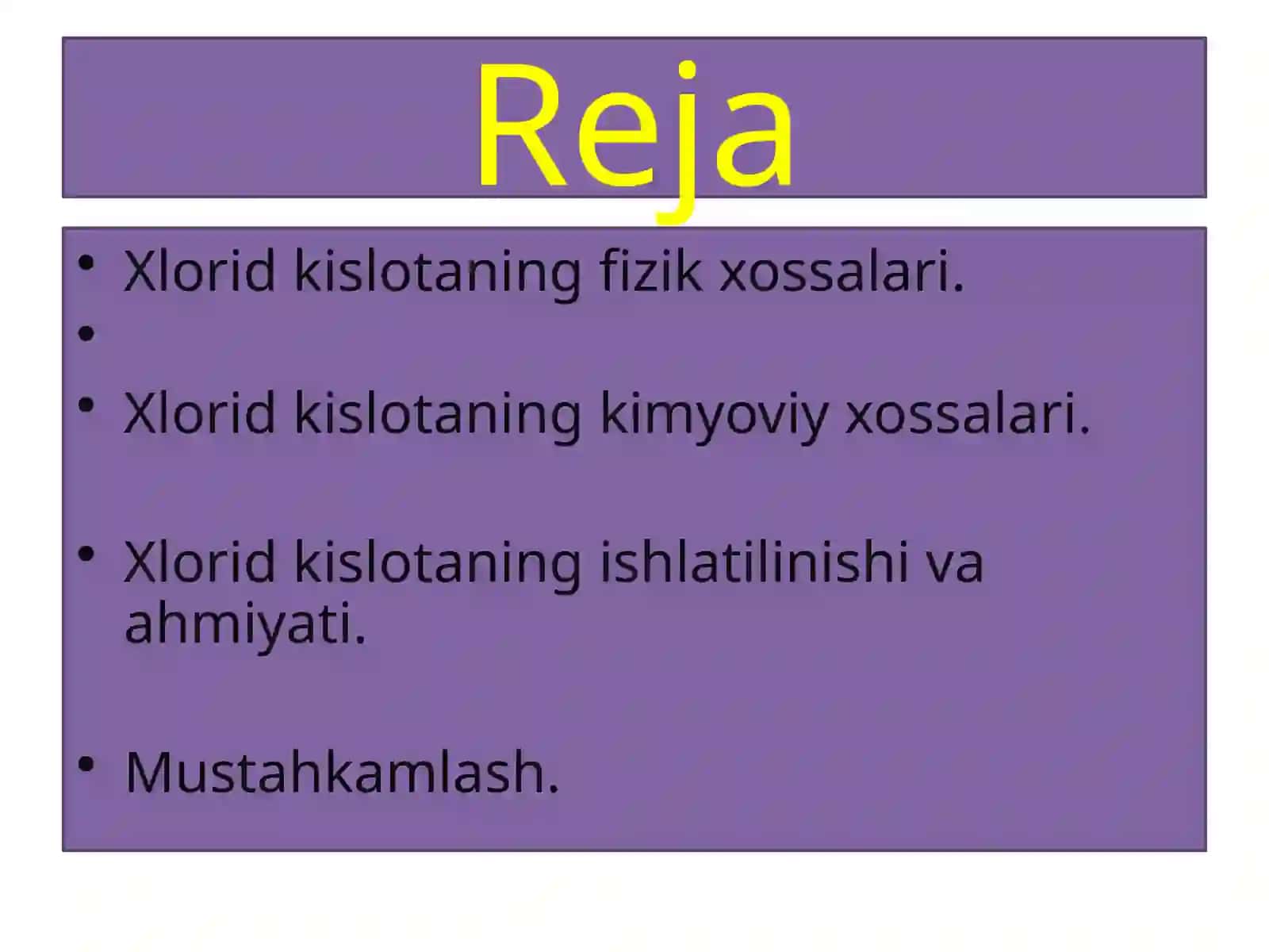 Xlorid kislota 2