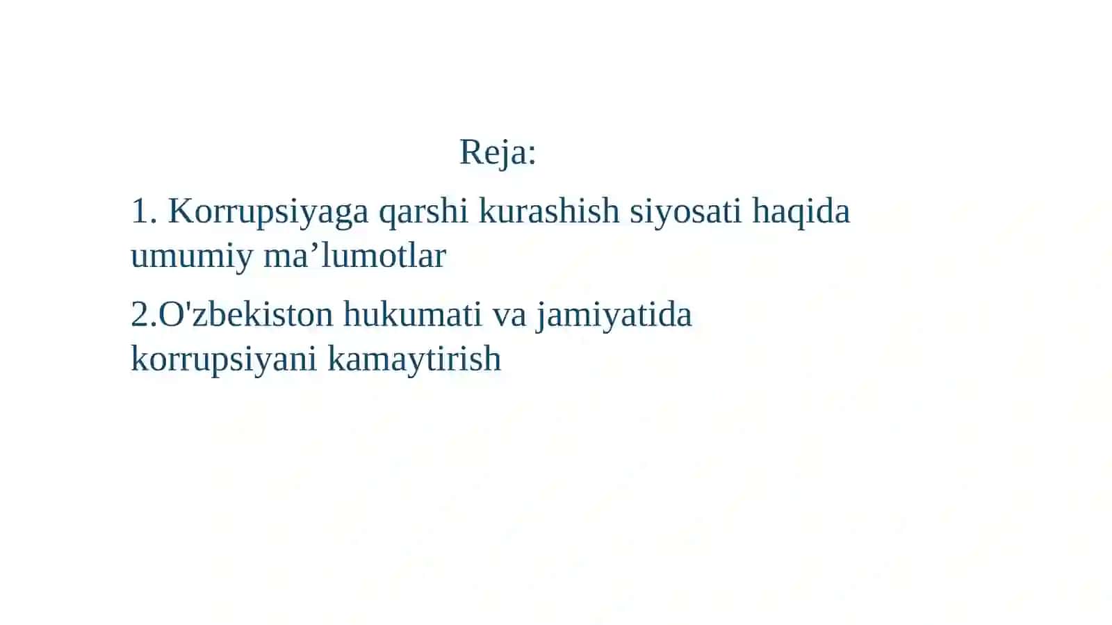 O‘zbekistonda korrupsiyaga qarshi kurashning ijtimoiy, g‘oyaviy asoslari 2