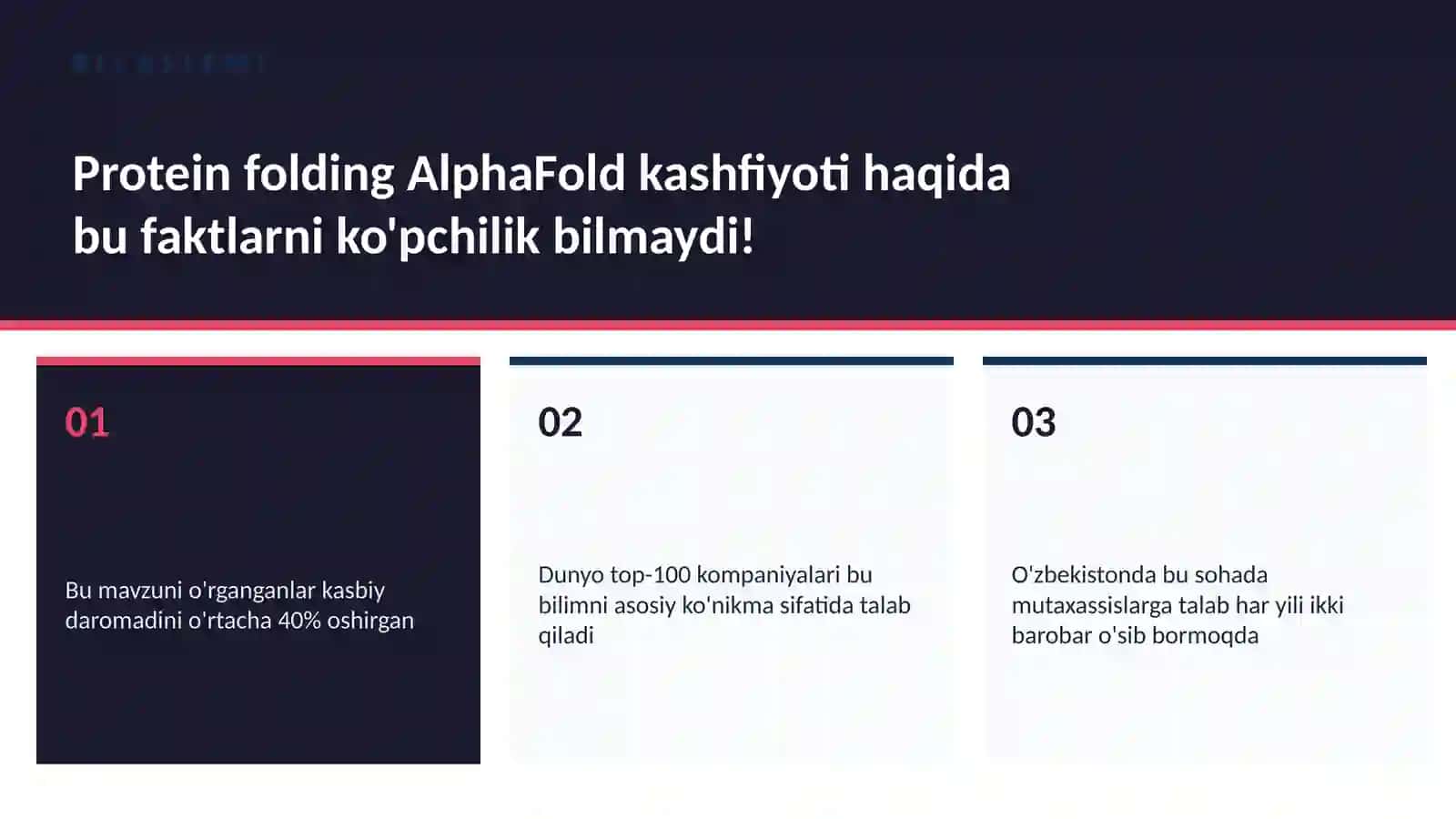 Protein folding AlphaFold kashfiyoti 2