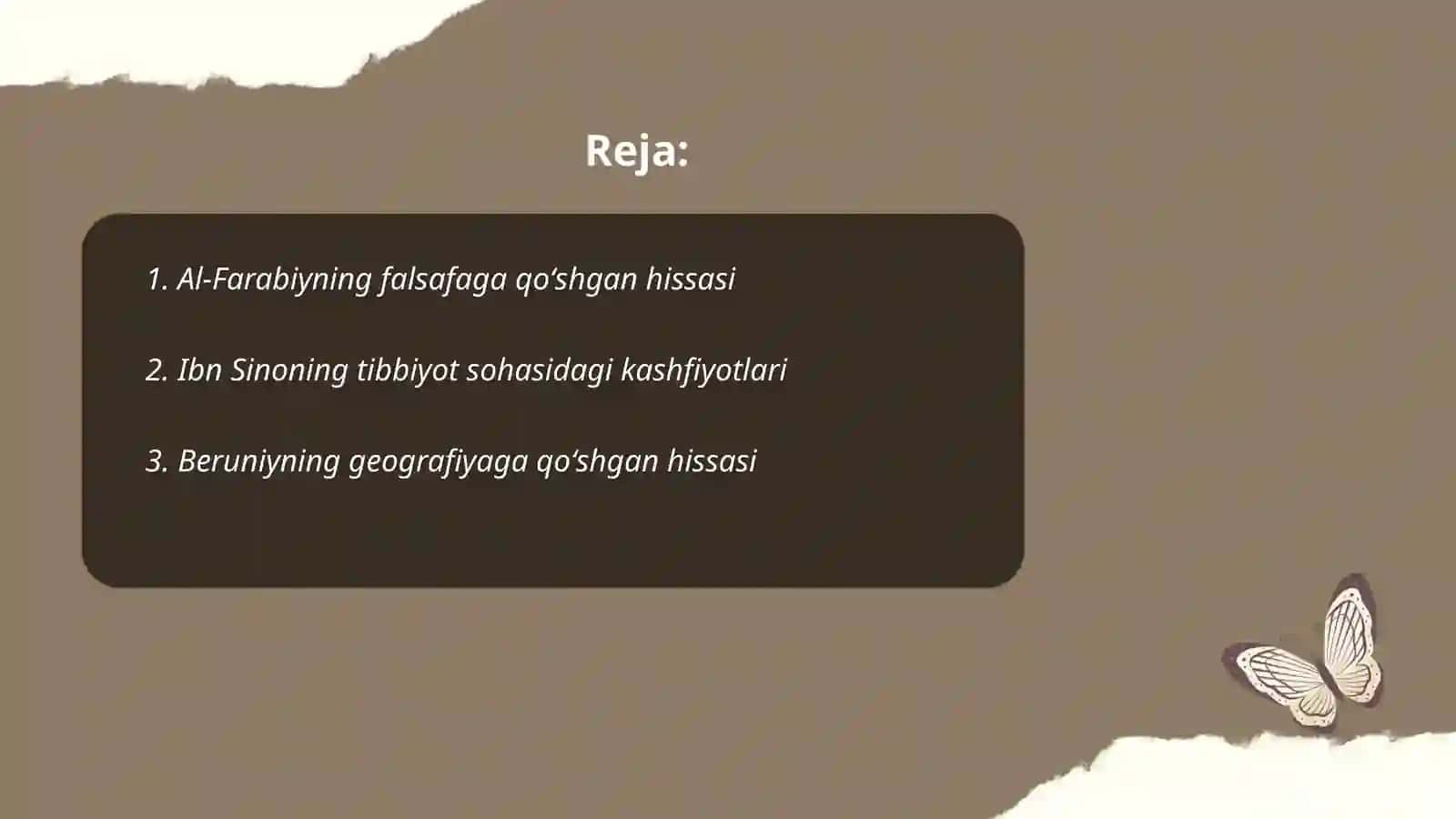 Al-Farabiyning falsafaga qoʻshgan hissasi 2