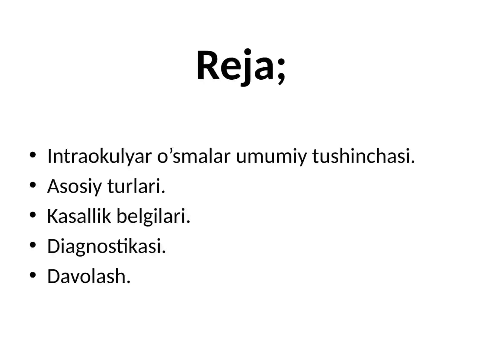 introkulyar o'smalar 2