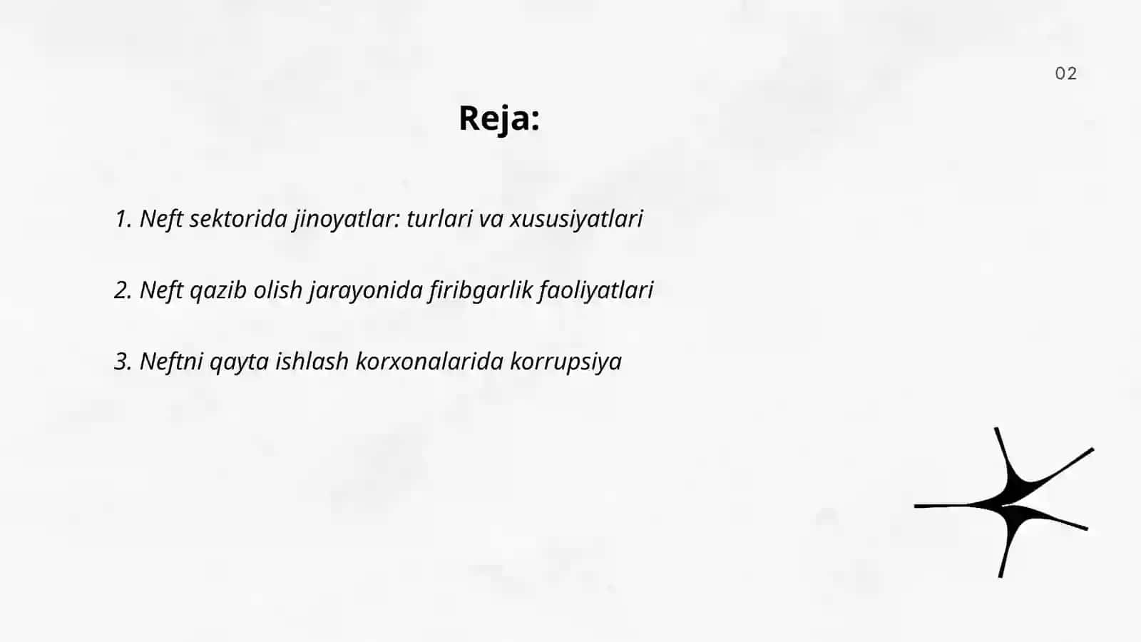 Neft sektorida jinoyatlarning kriminalogik tavsifi 2
