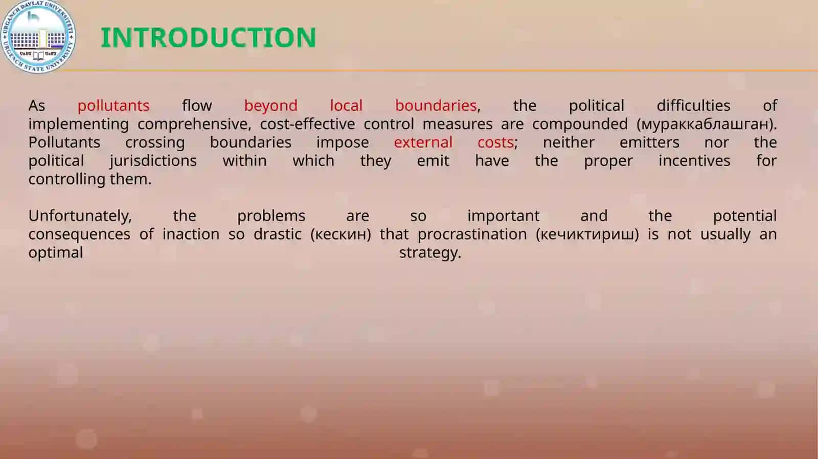 Environmental Pollution Control Measures 2