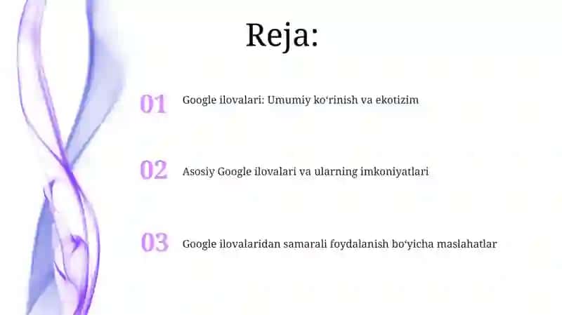 Google Ilovalari 2
