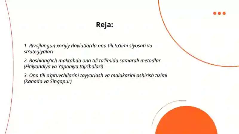 Ona tili ta’limida rivojlangan xorijiy davlatlar tajribasi 2