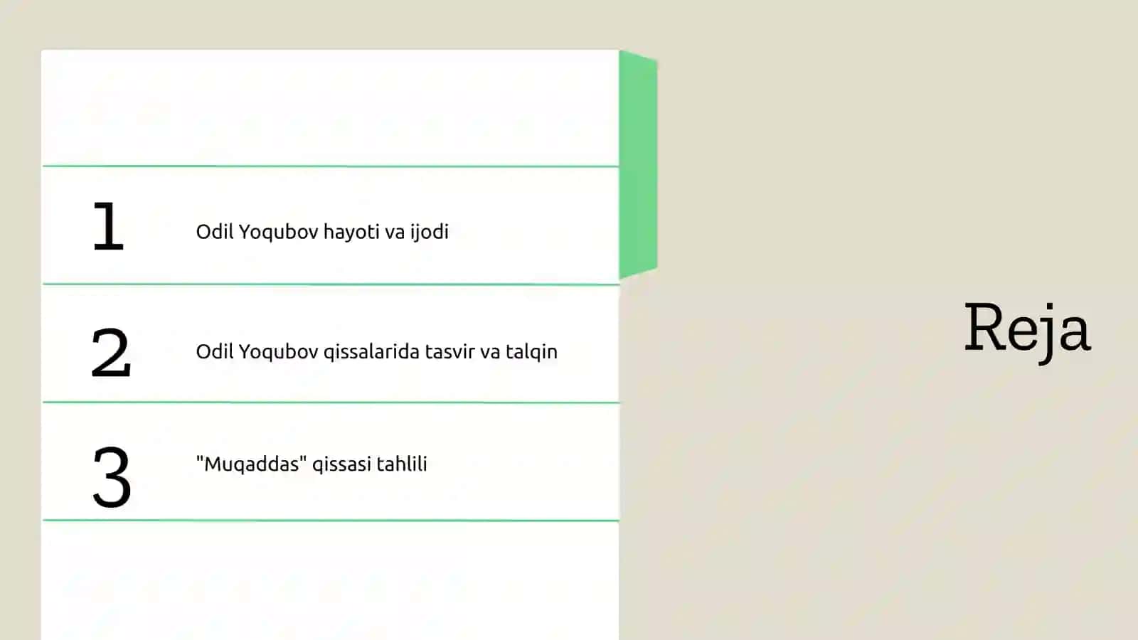 Odil Yoqubov qissanavis 2