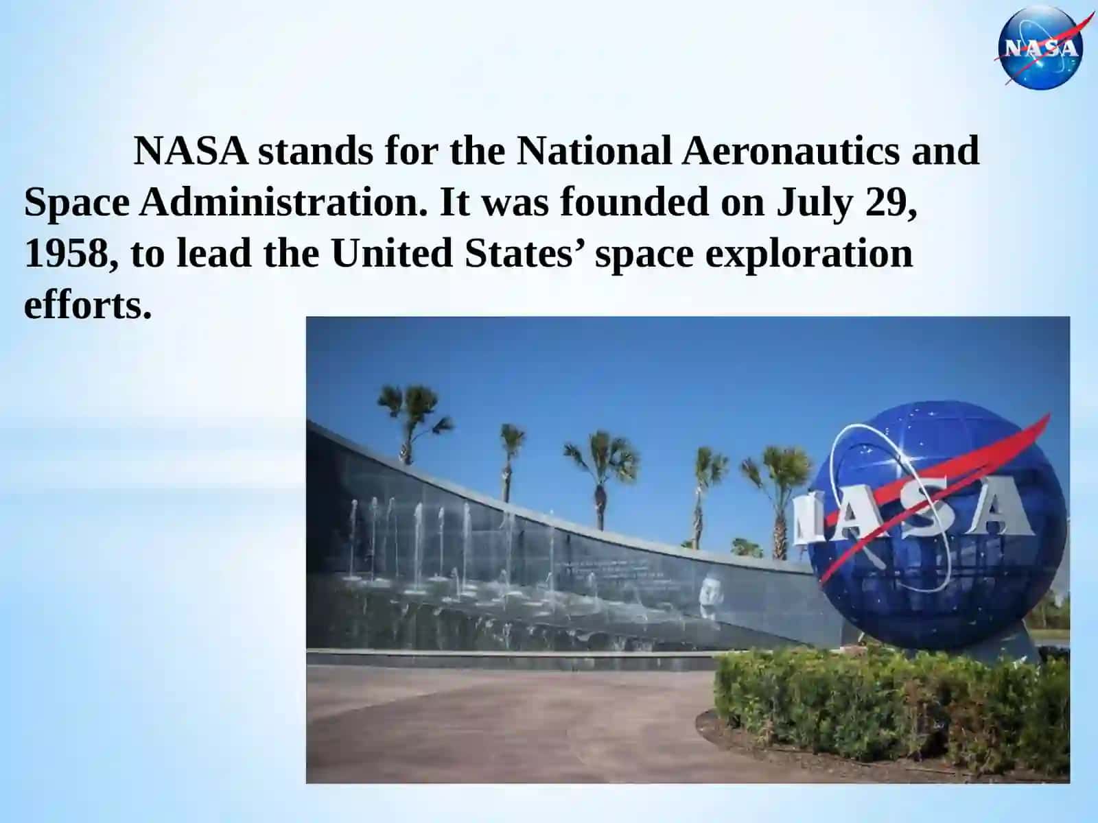 NASA — PowerPoint Presentation 2