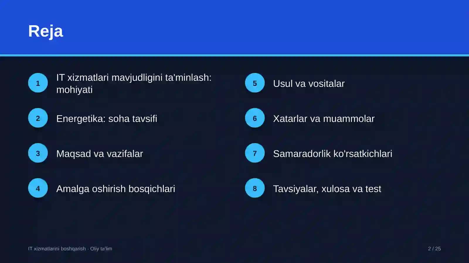 energetikada axborot texnologiyalari xizmatlari mavjudligini ta'minlash 1652 2