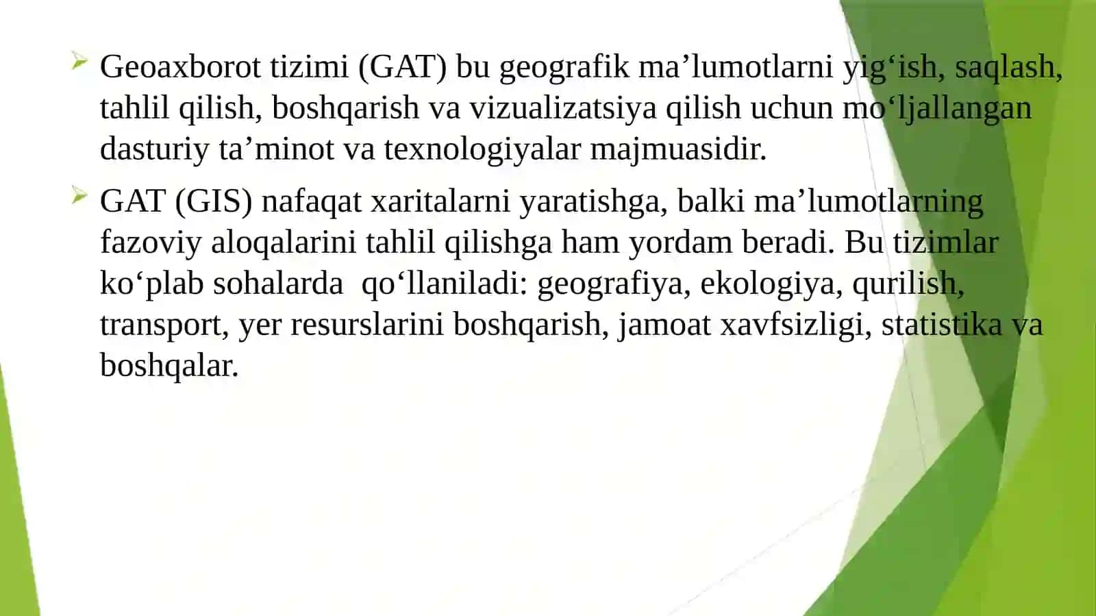 GAT texnologiyalari 2