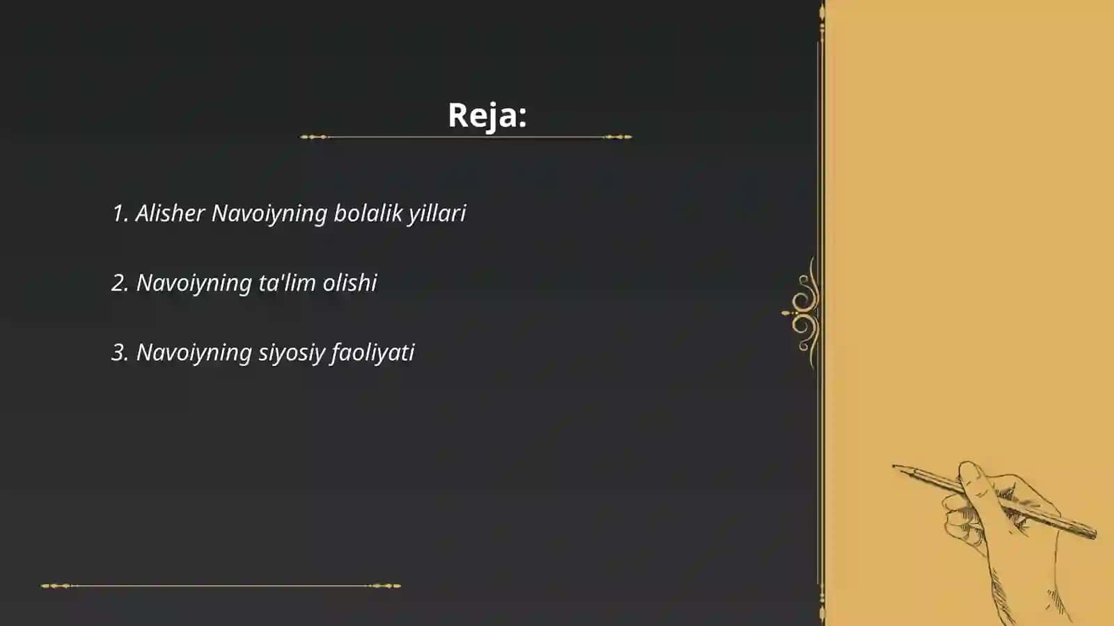 Alisher navoyi hayoti va ijodi 2