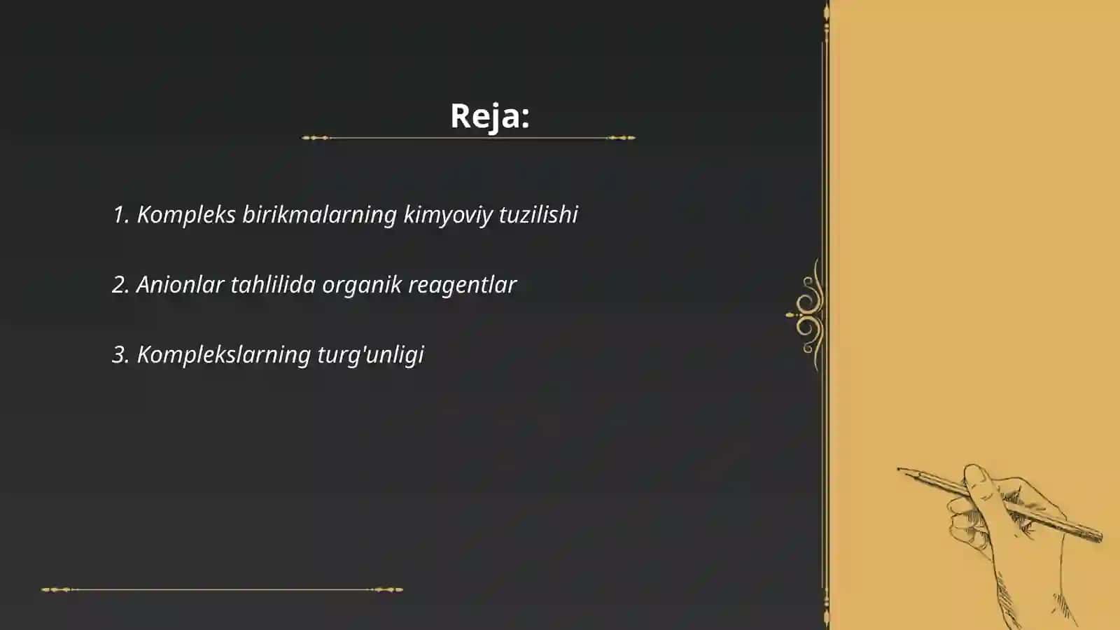 Kompleks birikmalar 2
