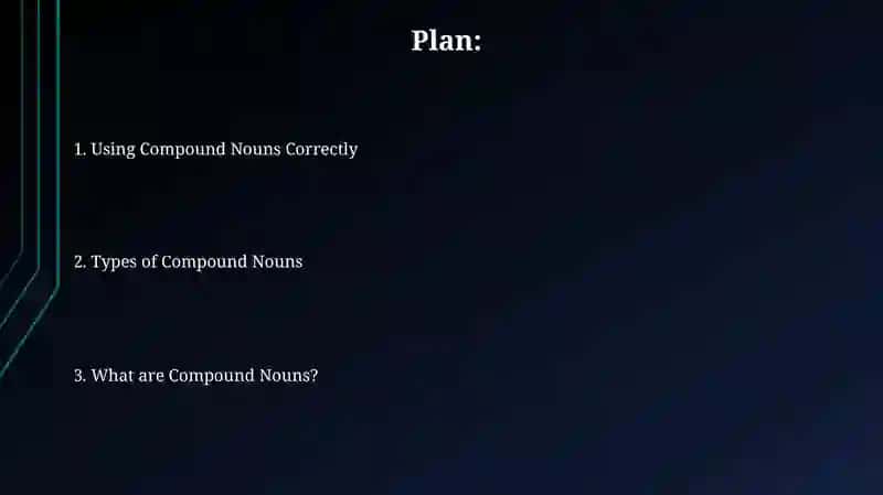Compound nouns 2