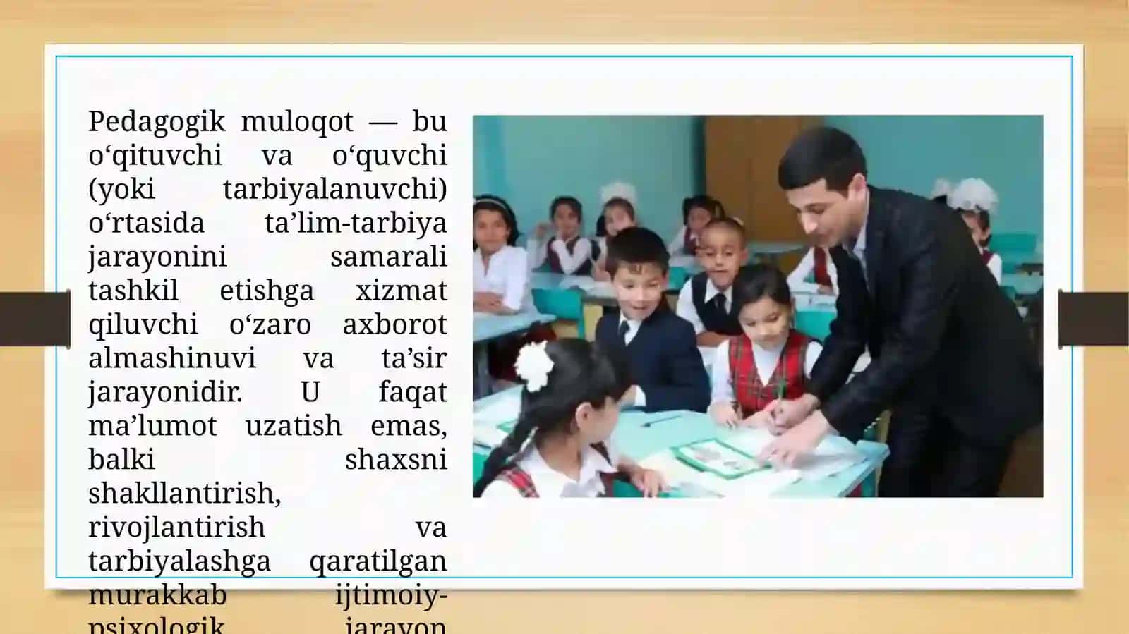 Pedagogik muloqot va uning amaliy ko‘rinishlari 2