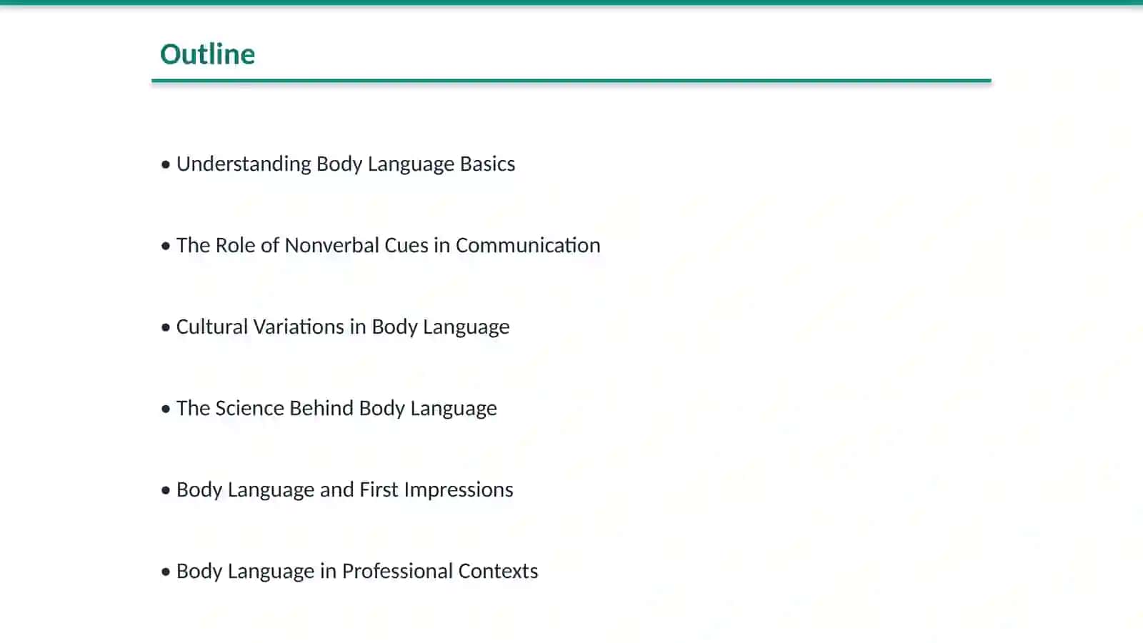 The power of body language 2