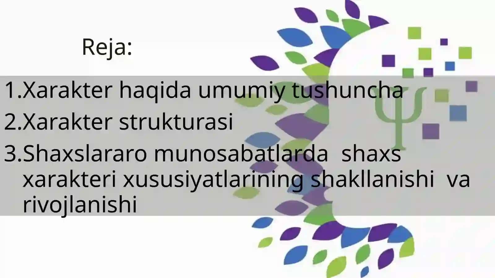 Xaraktersifatlarinieksperimentalusullaryordamidatadqiqqilish 2