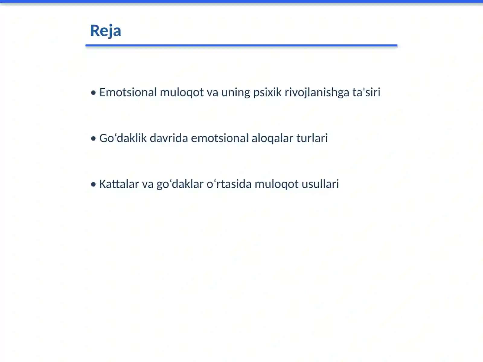 Psixik rivojlanishda Emotsional Muloqotning Ahamiyati 2