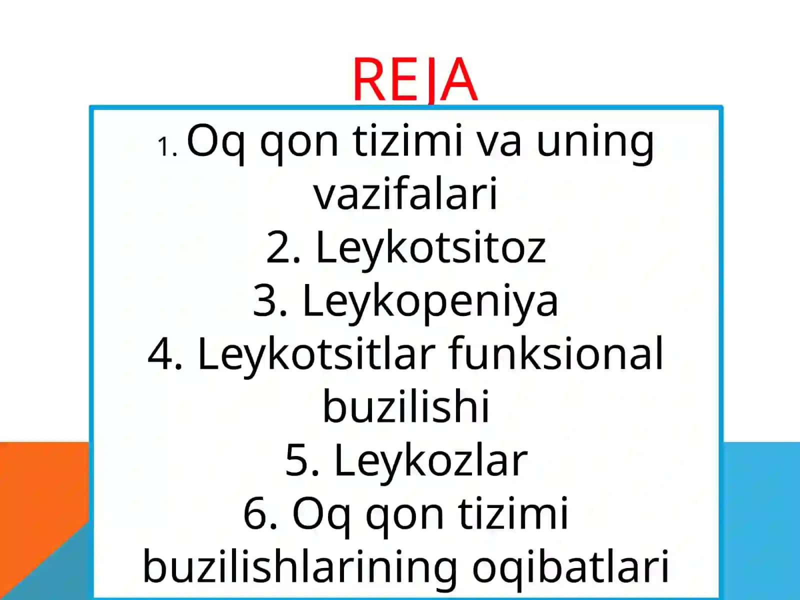 Oqqontizimi patofizologiyasi 2