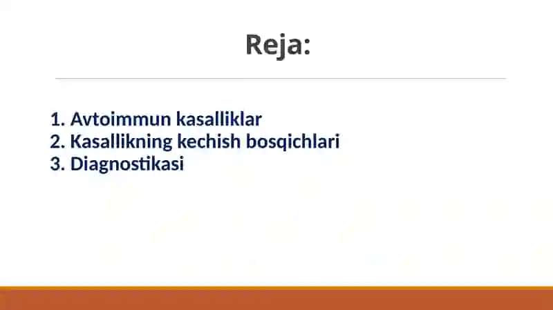 Avtoimmun kasalliklar 2